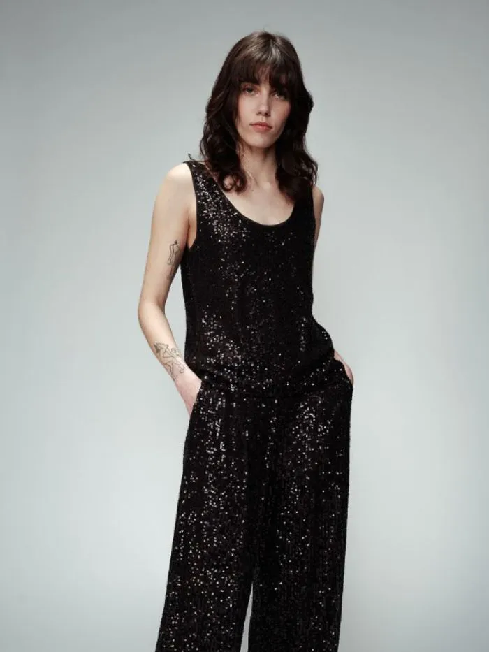 Top sequins Ode Noir