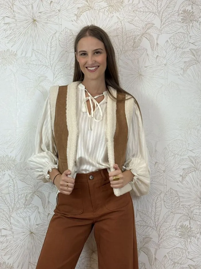 Veste sans manches Sohen Camel