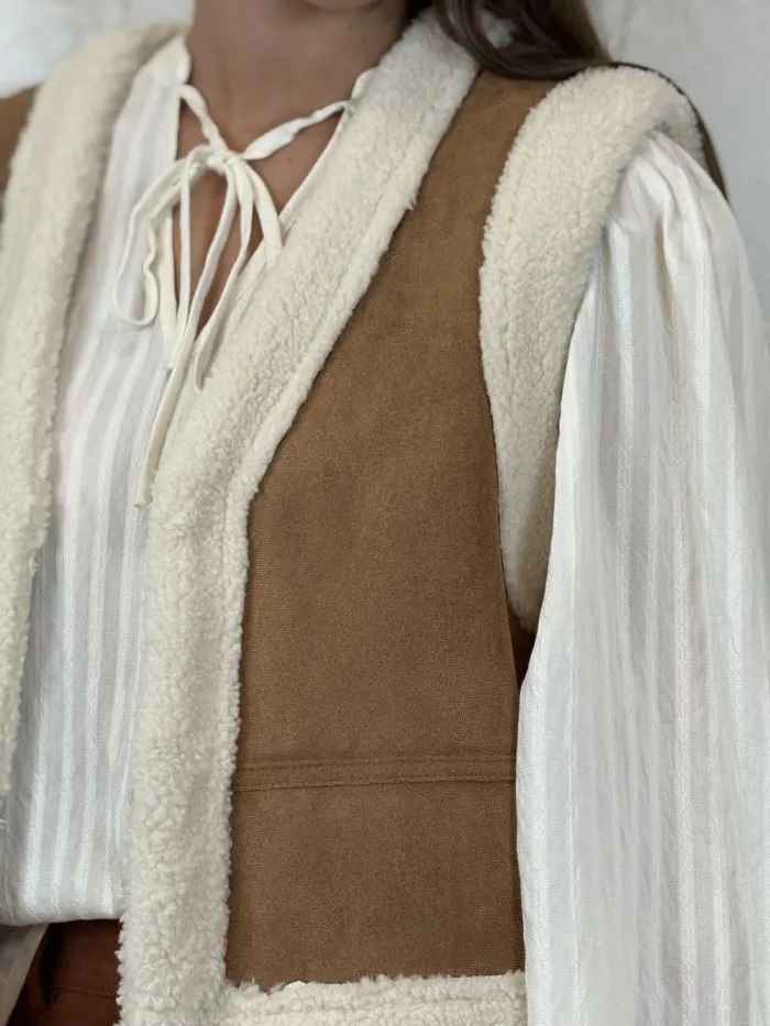 Veste sans manches Sohen Camel