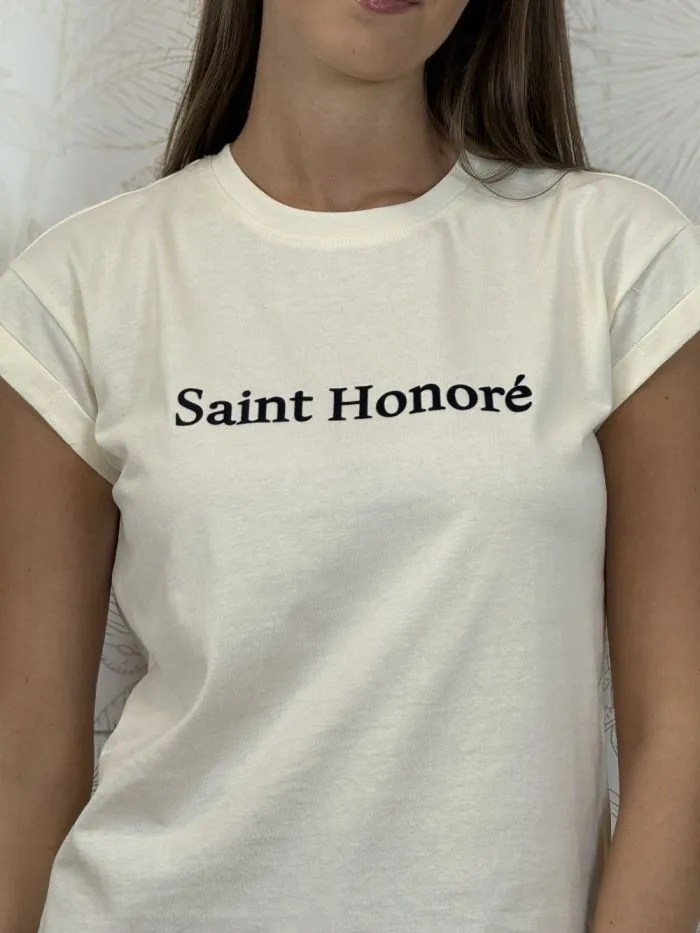 Tee shirt message Sorentino Beige