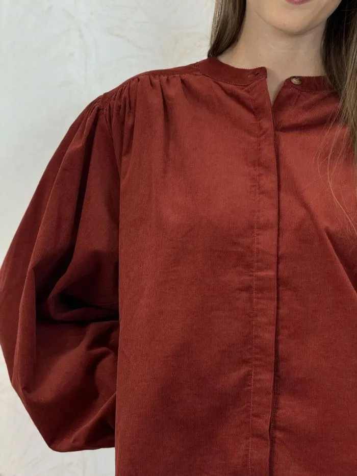 Blouse oversize Suri Terracotta