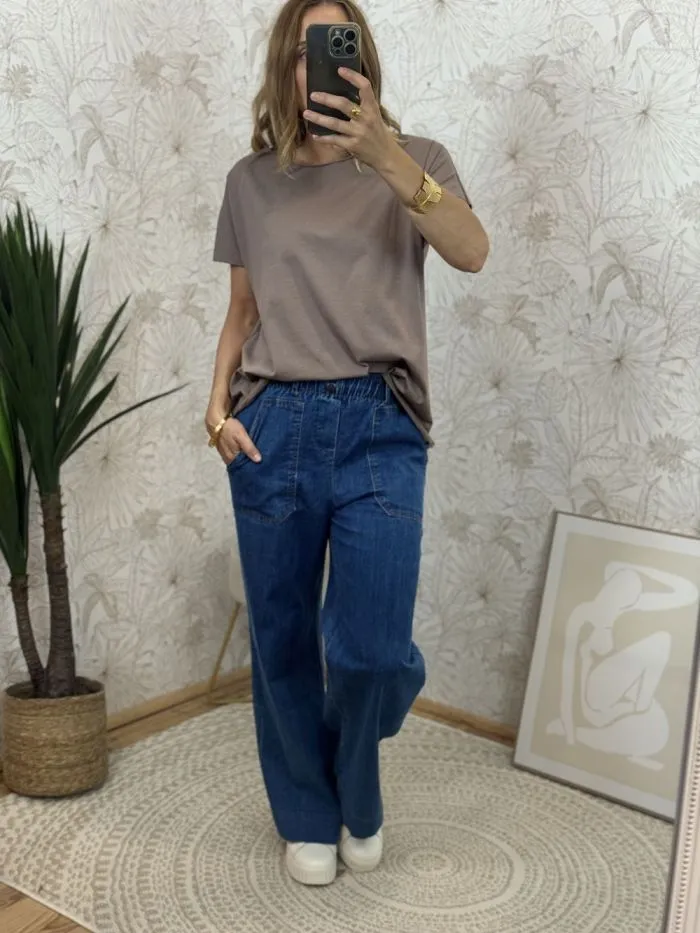 Tee shirt basic Cut Taupe