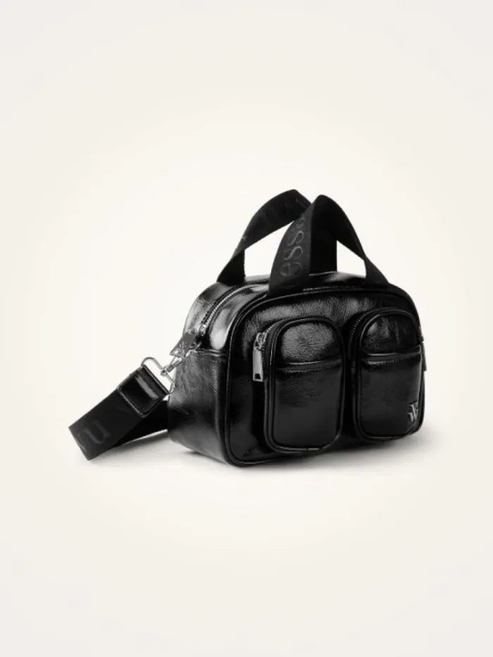 Sac mini Lorraine Noir vernis