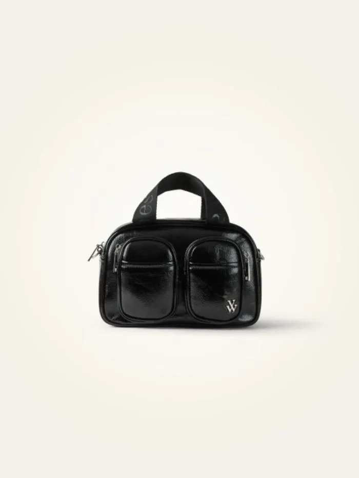 Sac mini Lorraine Noir vernis