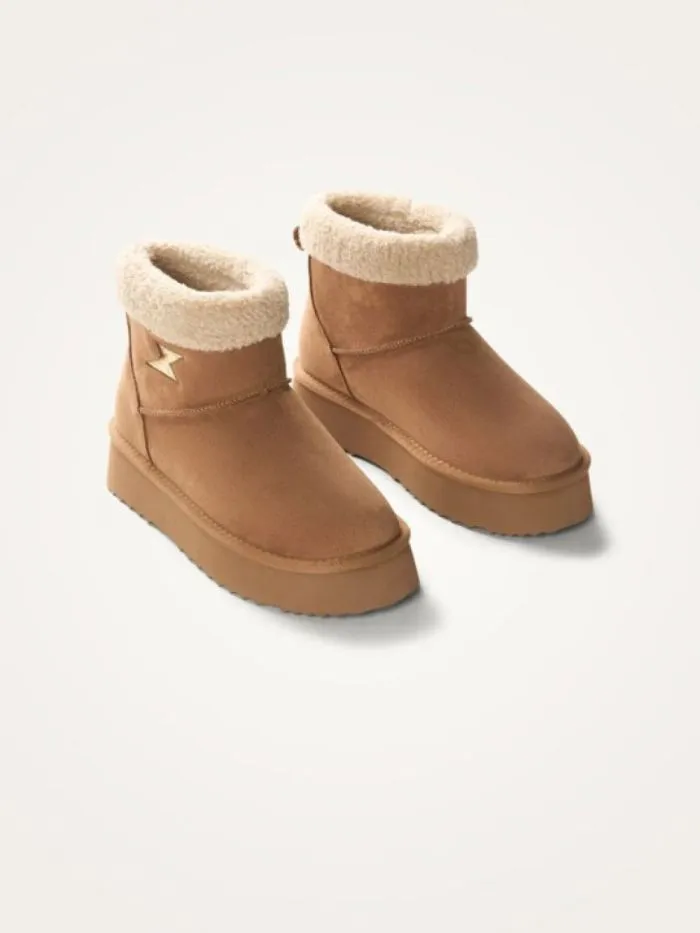 Boots Ursula fourrées Camel