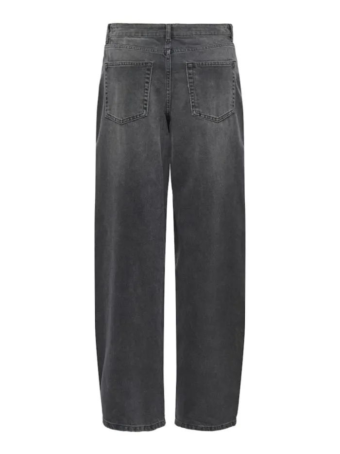 Jean baggy Giorgia Noir délavé