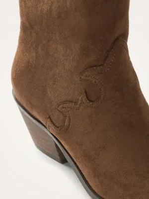 Bottines Monique santiags Café