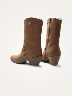 Bottines Monique santiags Café