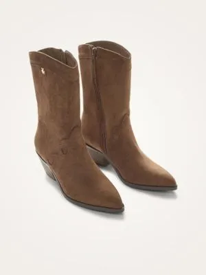 Bottines Monique santiags Café