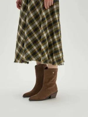 Bottines Monique santiags Café