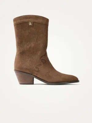 Bottines Monique santiags Café